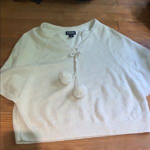 Sparkly girl’s Poncho dress shirt